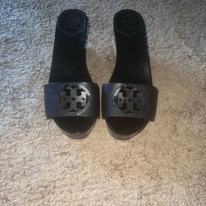 Women's Black Slide Sandals